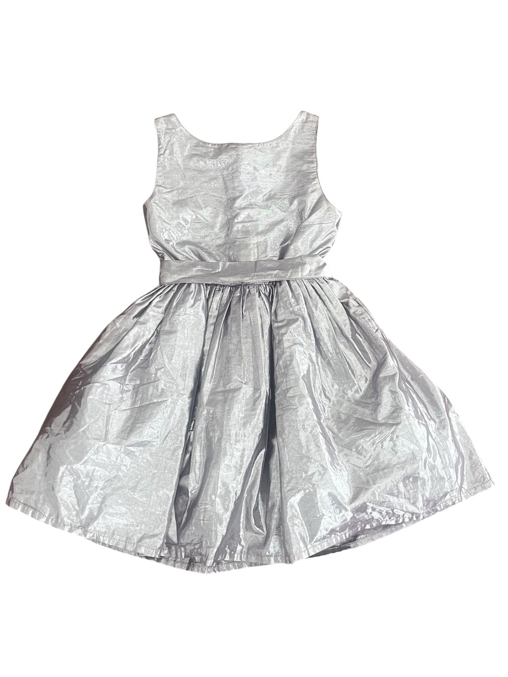 Mini Boden (7|8y) Metallic Party Dress